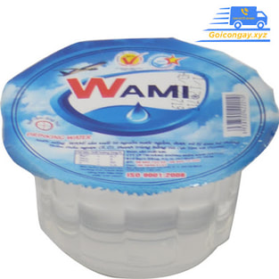 Nước suối ly nhựa wami